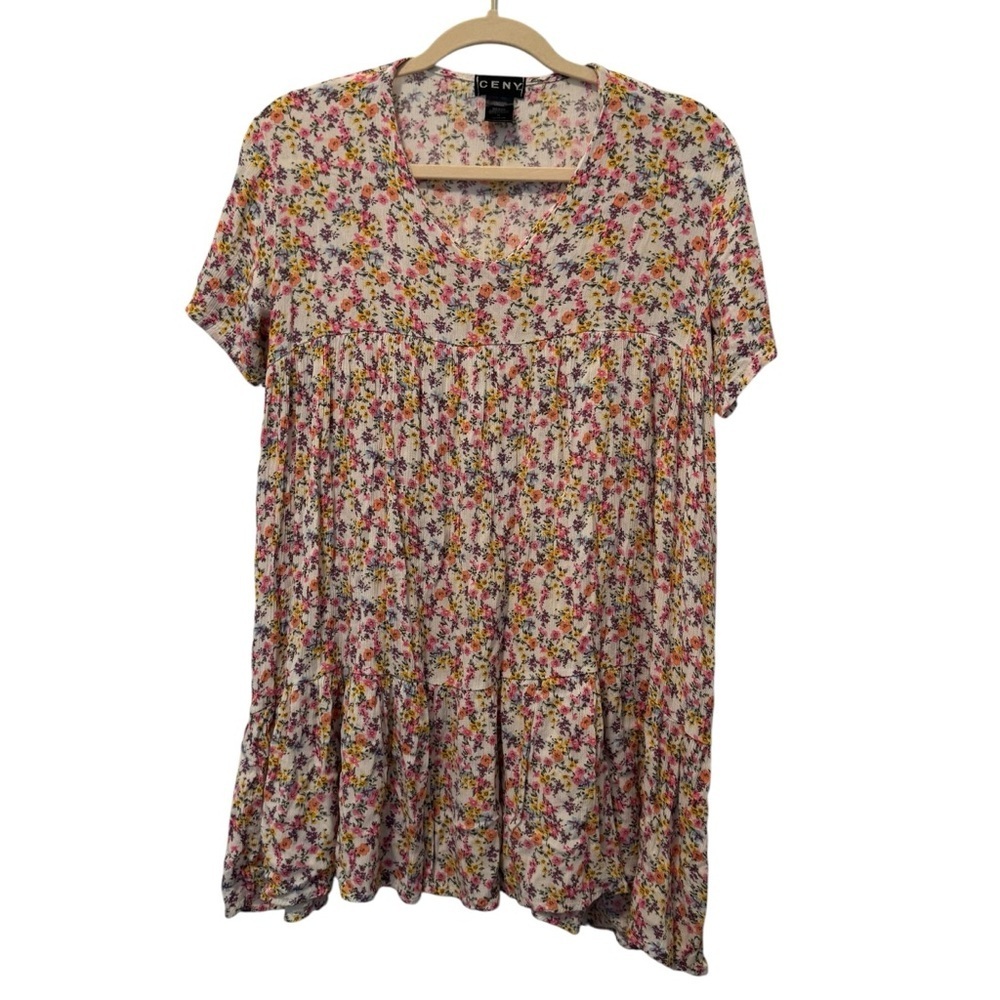 Ceny Floral Mini Dress - Multicolor size Small